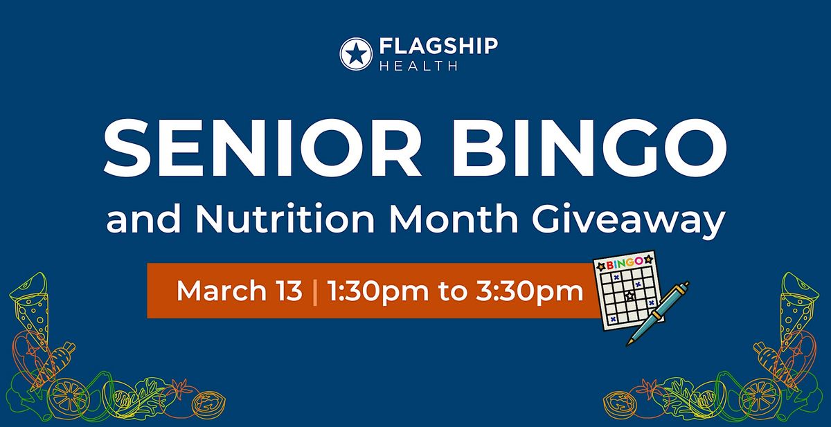 Senior Bingo and Nutrition Month Giveaway