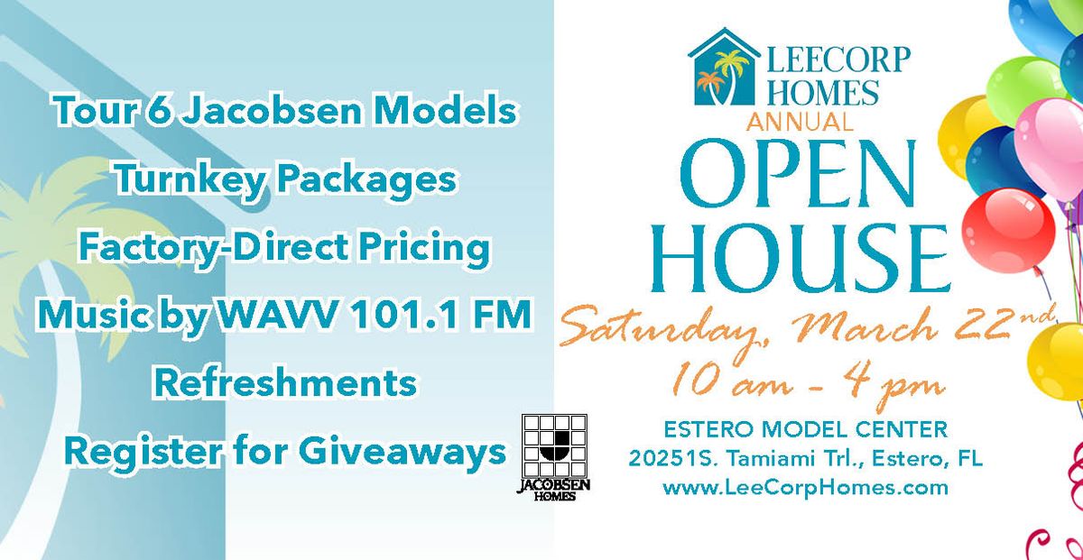 LeeCorp Homes  - Open House 2025