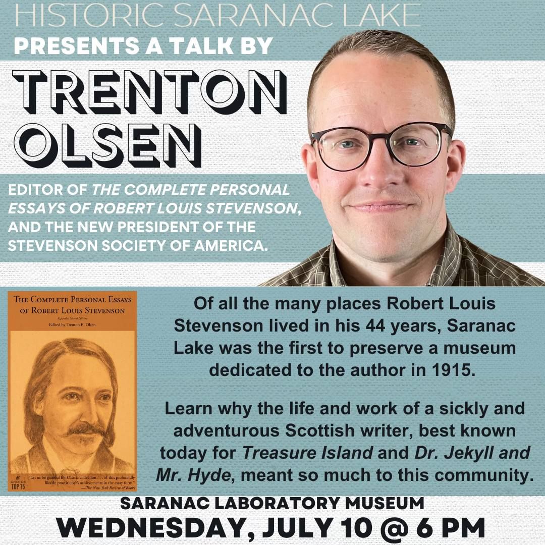 Trenton Olsen presents "Facing Death and Embracing Life with Robert Louis Stevenson"