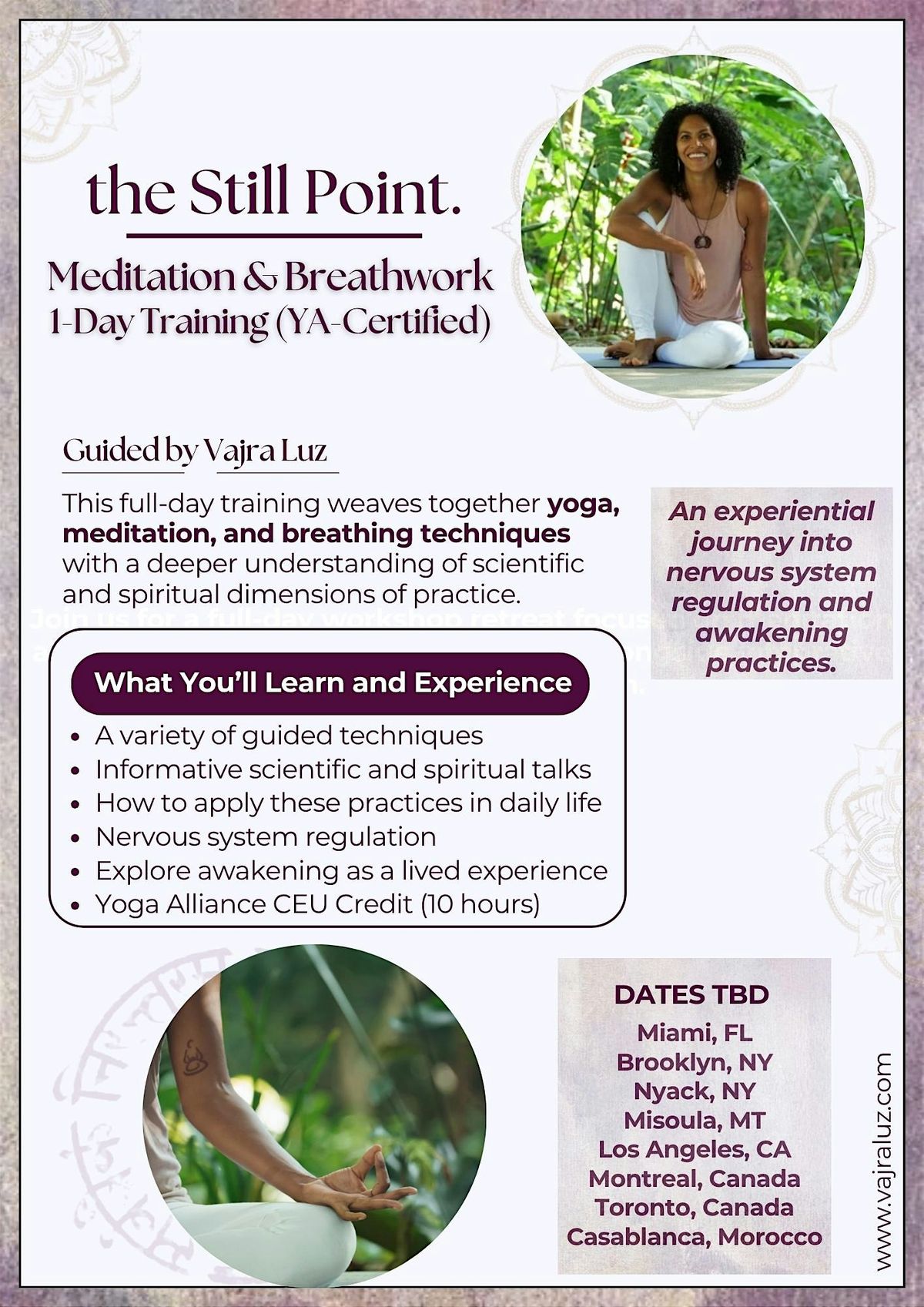 Meditation & Breathwork - June 6th, 2026 - (YA-Certified)