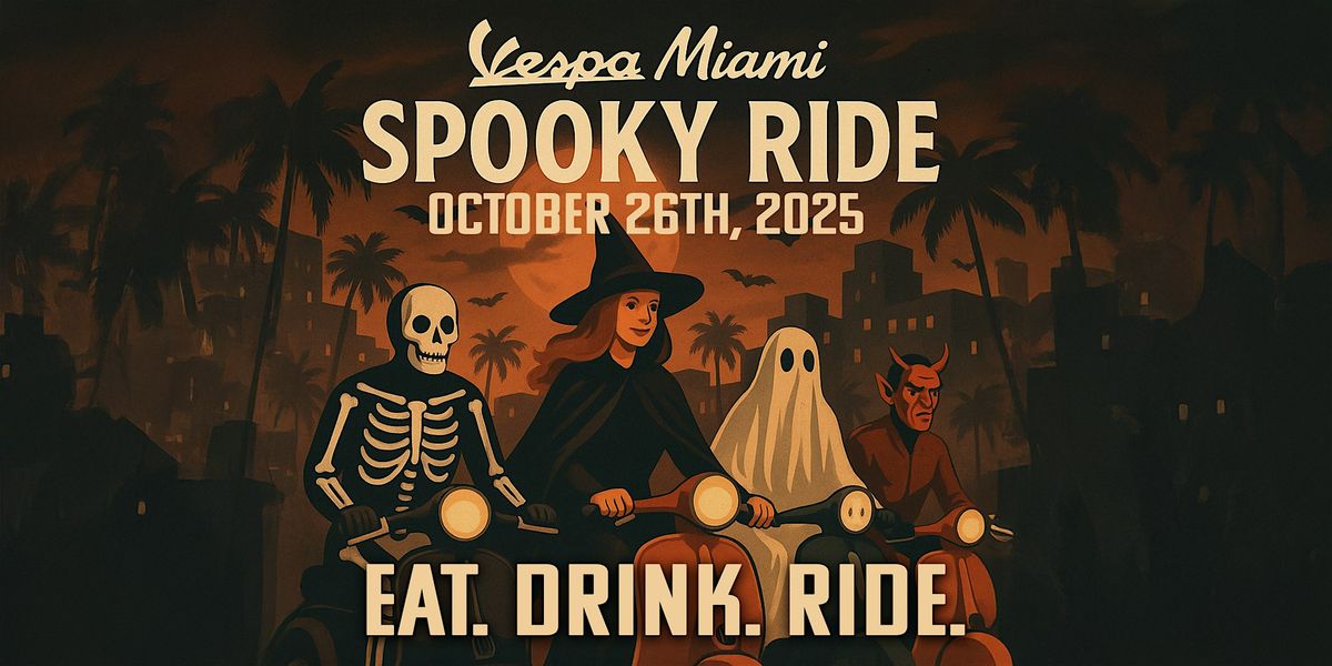 Vespa Miami Spooky Ride!