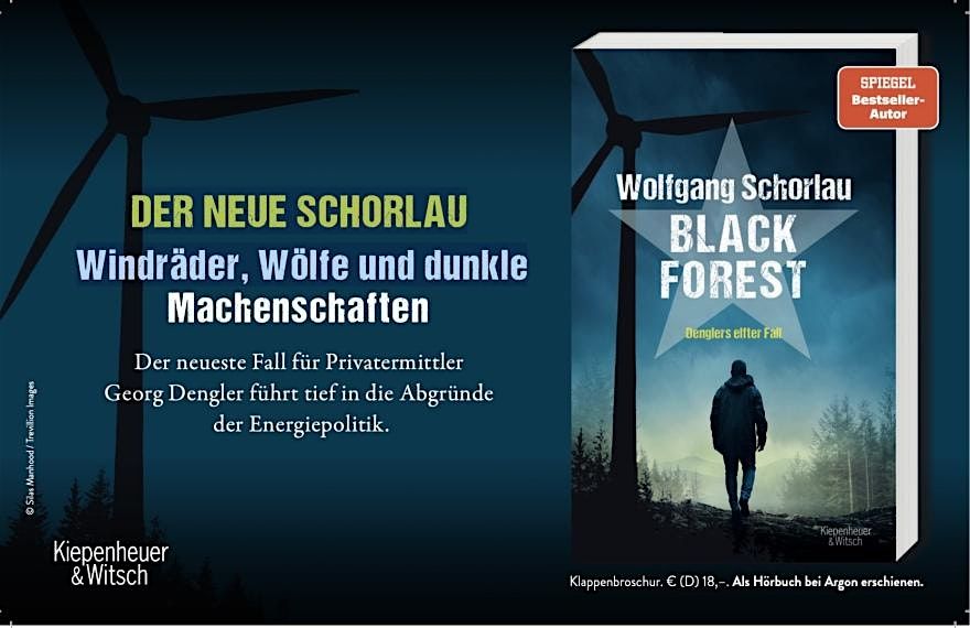 Lesung von Wolfgang Schorlau aus "Black Forest"