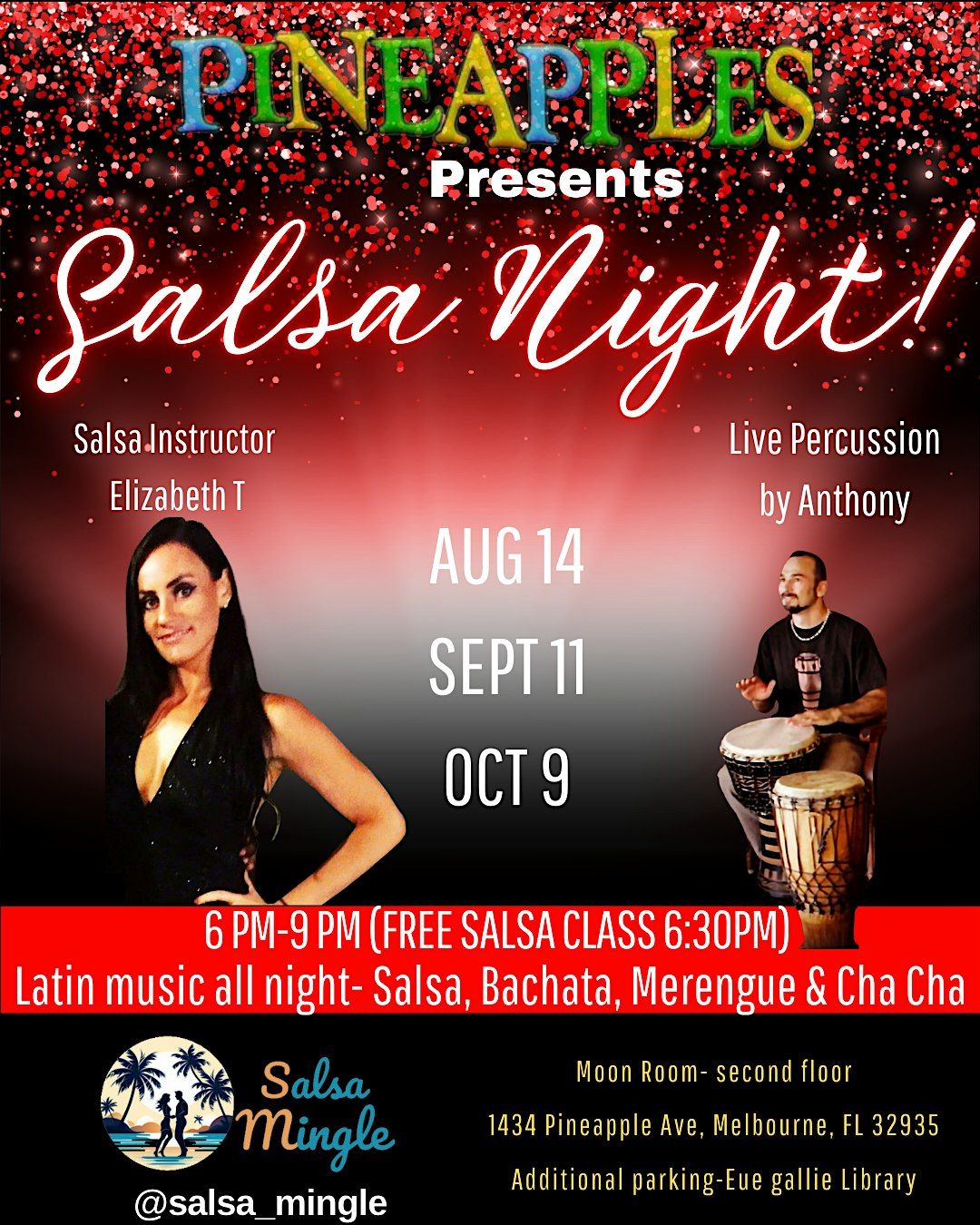 Pineapples Presents: Salsa night by Salsa Mingle!