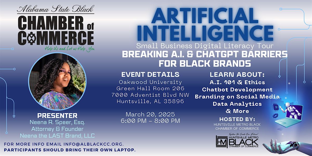 ASBCC: Breaking AI & ChatGPT Barriers For Black Brands Huntsville 2025