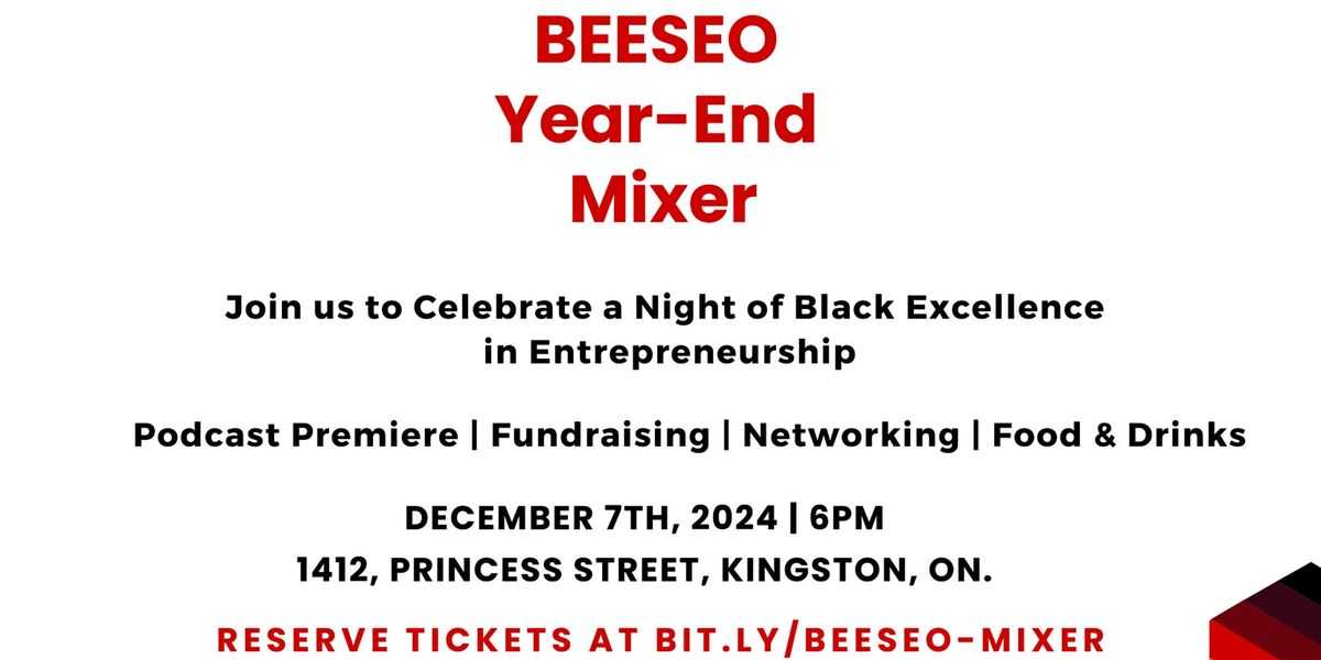 Black Entrepreneurship Ecosystem Southeastern Ontario  Year-End Gala