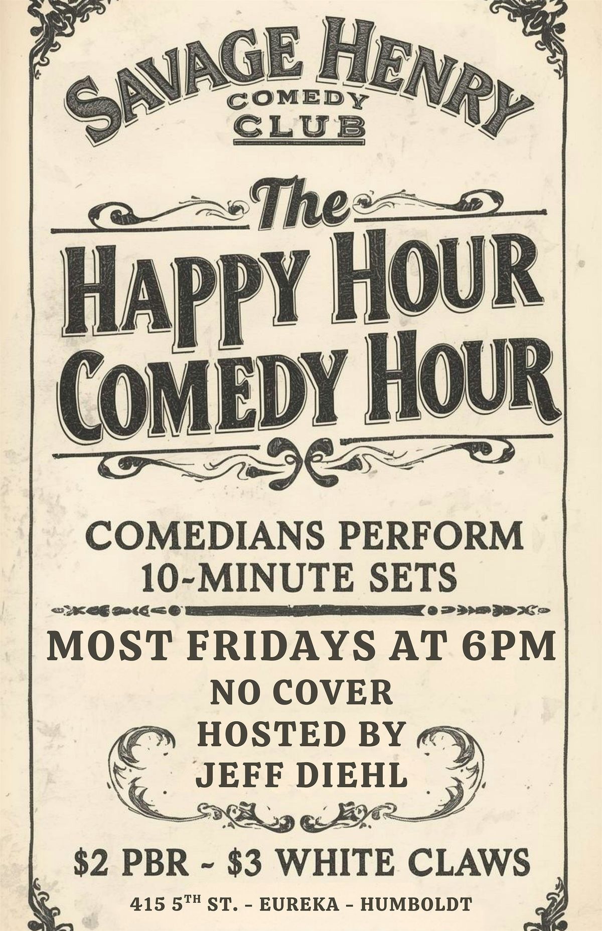 Happy Hour Comedy Hour