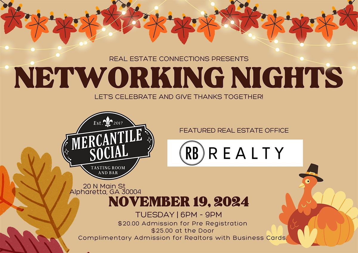 Real Estate Connections North Atlanta Nov 19, 2024