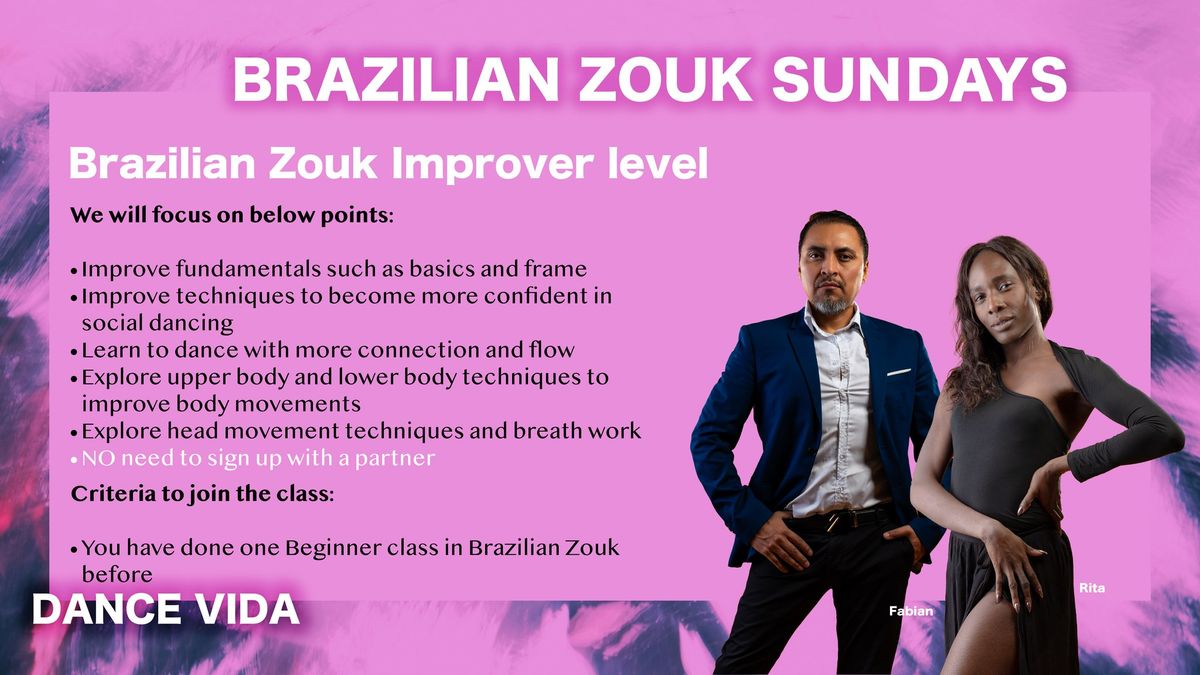 Improver level in Brazilian Zouk (Dance Vida)