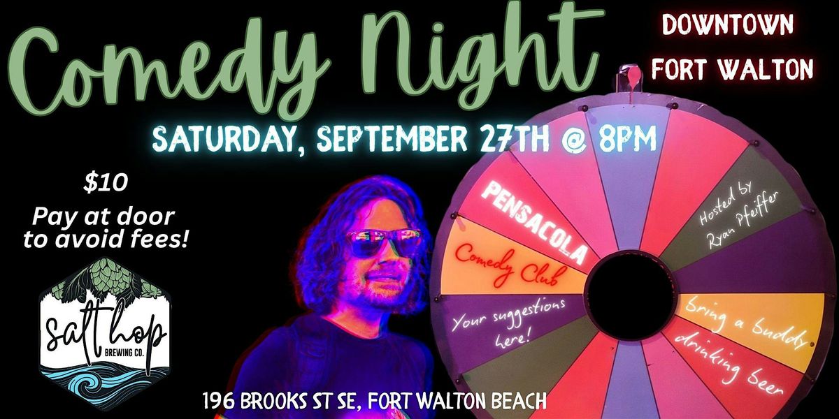 Stand-Up Comedy Saturday Night At Salt Hop Brewing Fort Walton Beach