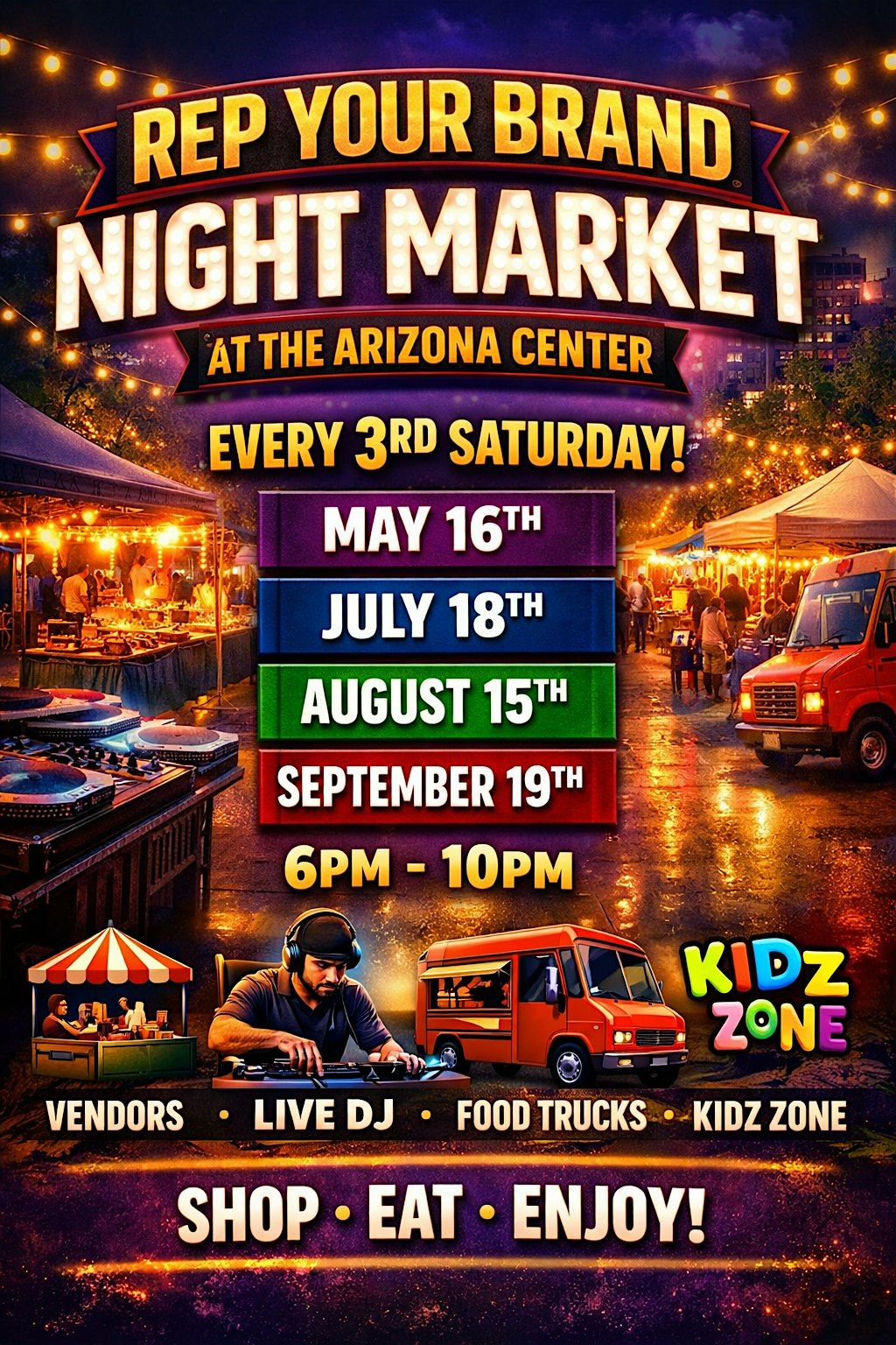 RYBE Night Market @ the Arizon Center