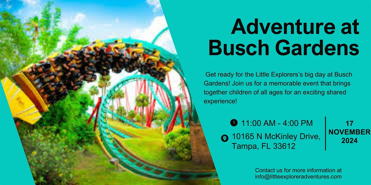 Busch Gardens with Little Explorers