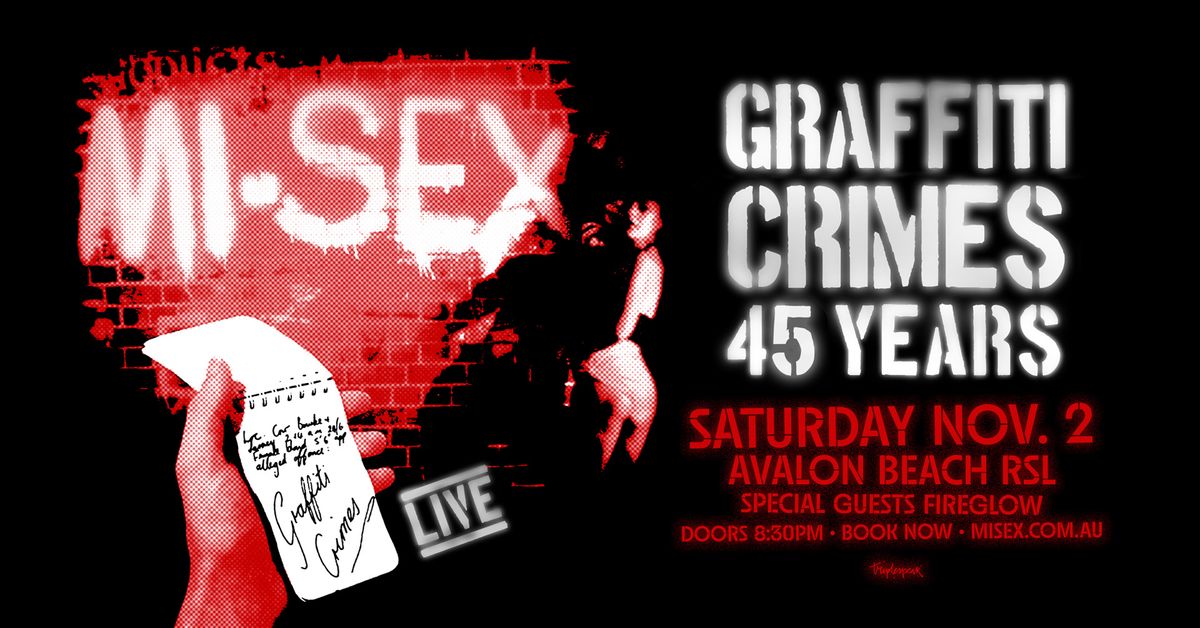 MI-SEX | SAT. NOV. 2 @ Avalon Beach RSL, NSW