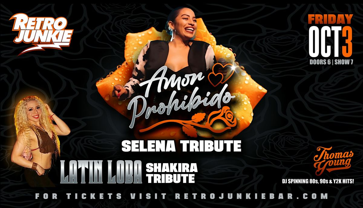 AMOR PROHIBIDO (Selena Tribute) + LATIN LOBA (Shakira Tribute)... LIVE!
