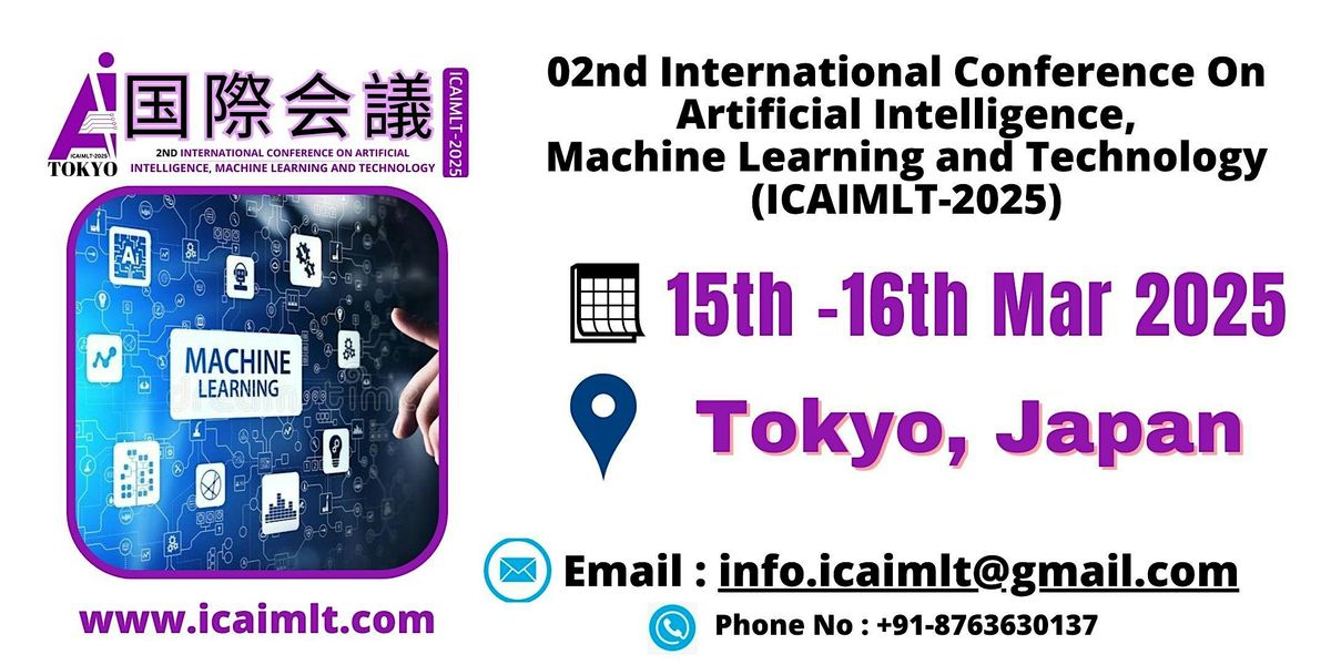 (ICAIMLT-2025) Tokyo, Japan