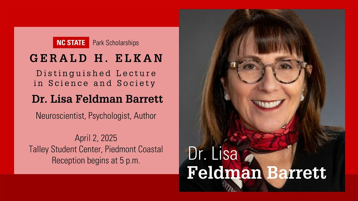 Gerald H. Elkan Lecture featuring Dr. Lisa Feldman Barrett