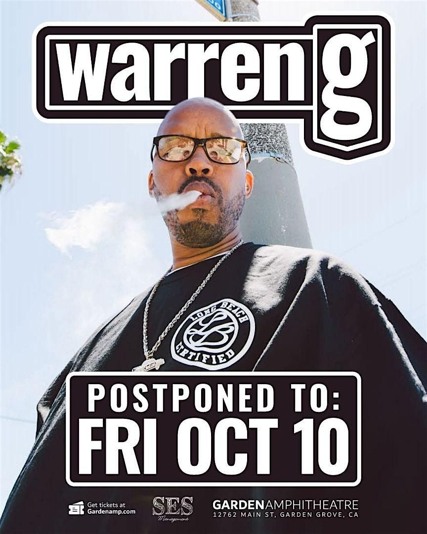 Itz Cartier Opening Up For Warren G Oct 10th At The Garden Amp