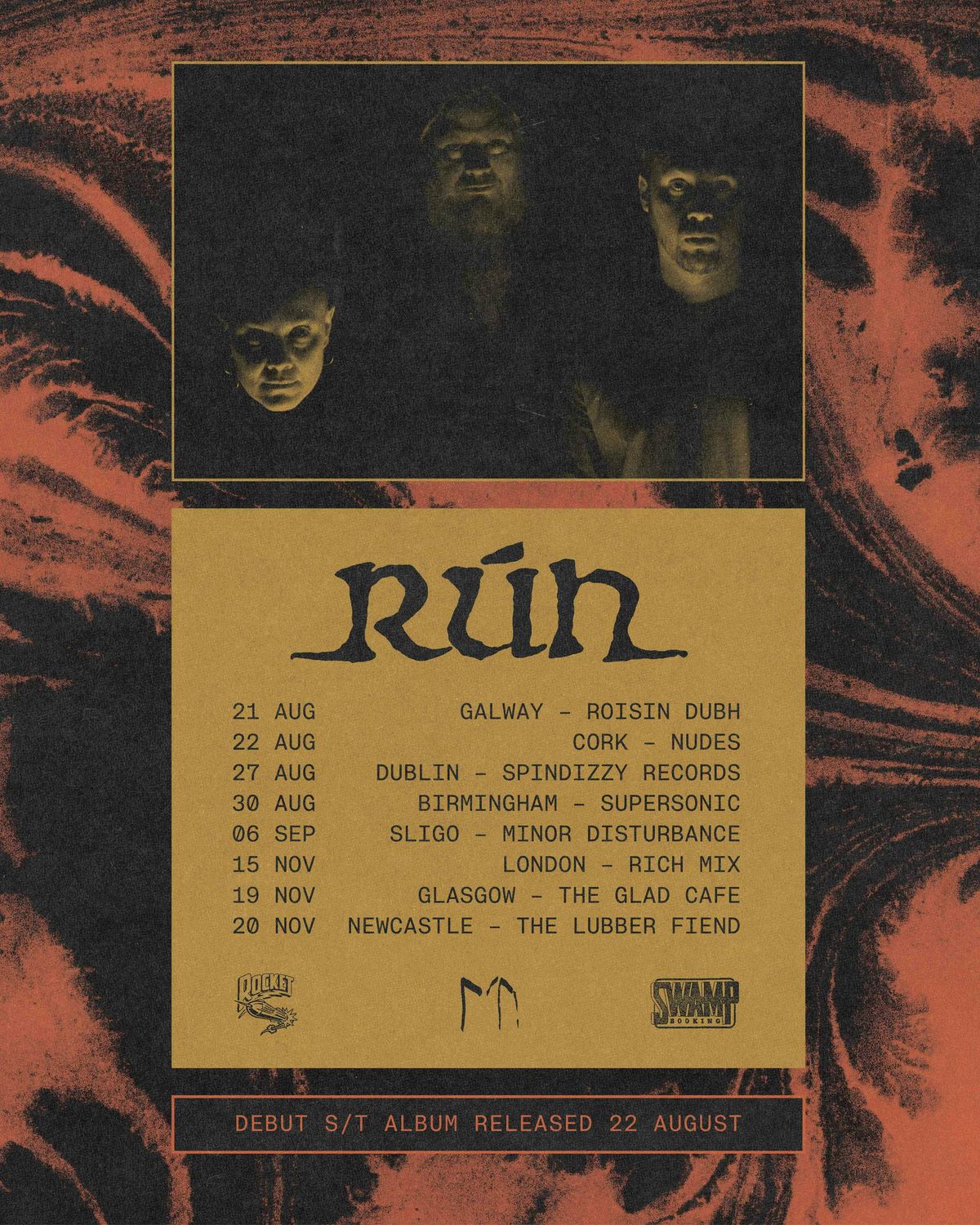 R\u00fan (Rocket Recordings) w\/ supports