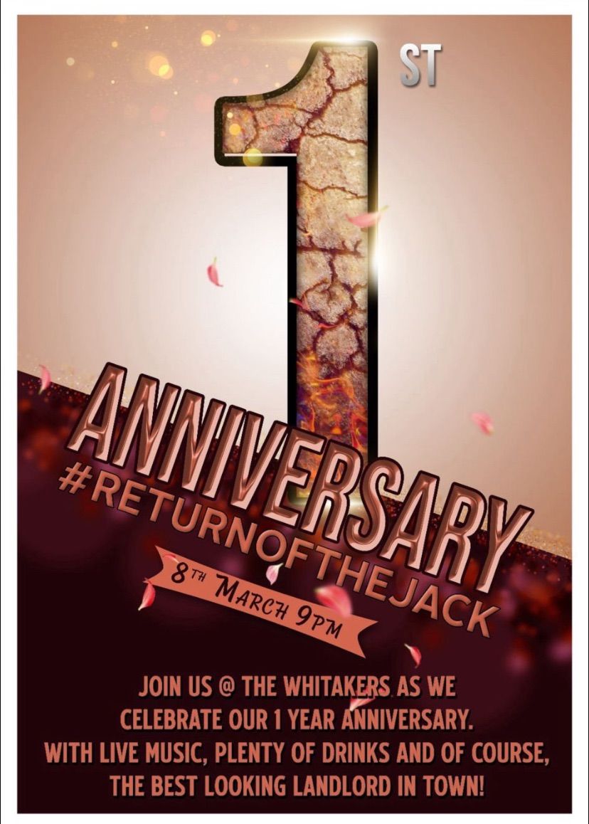 It\u2019s our 1st Anniversary- time to celebrate!