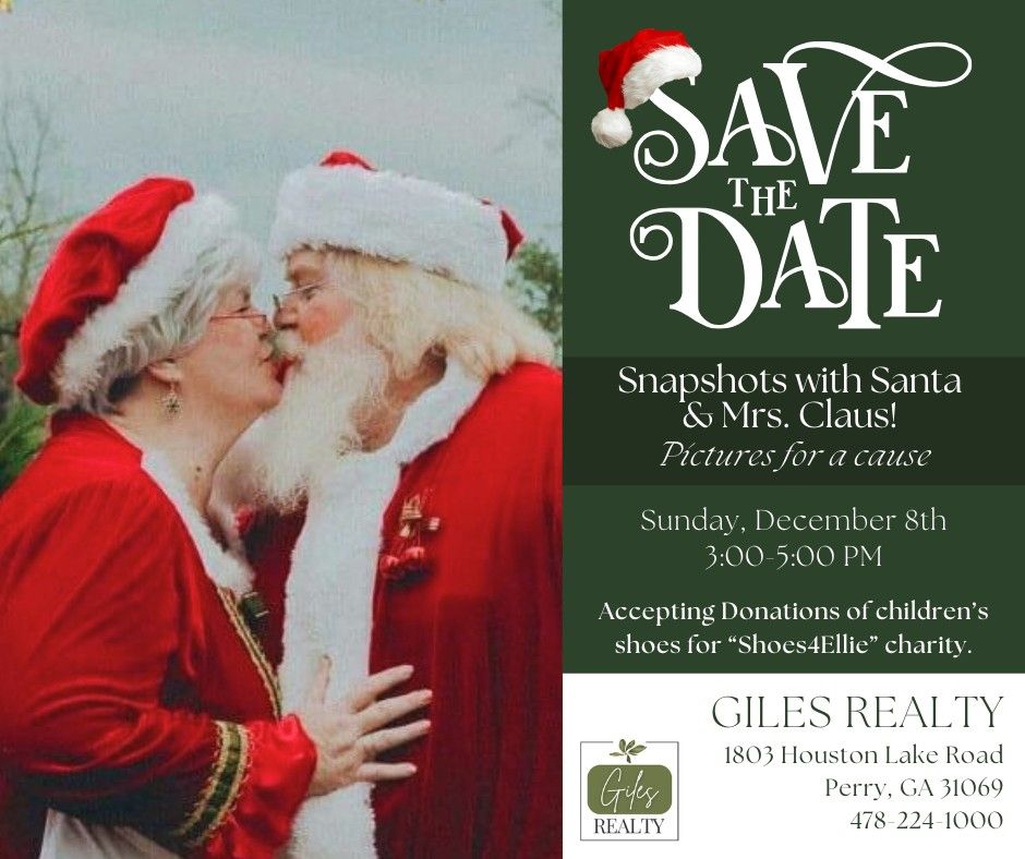 Snapshots with Santa & Mrs. Claus - Pictures for a Cause! 