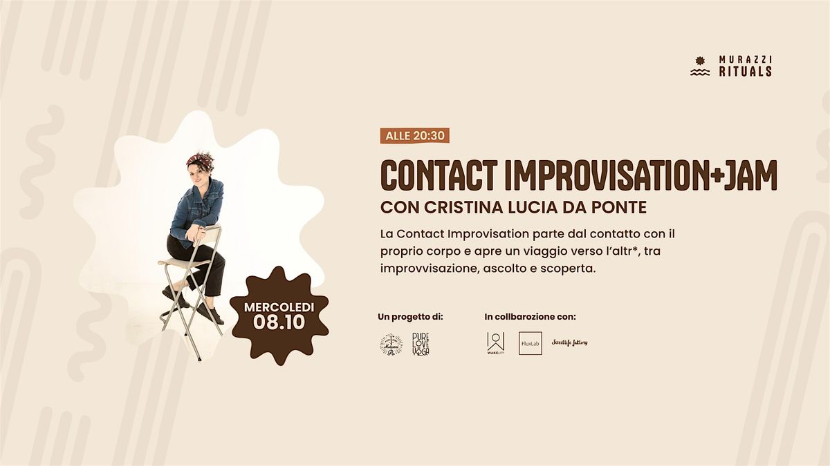 CONTACT IMPROVISATION+ JAM | Murazzi Rituals