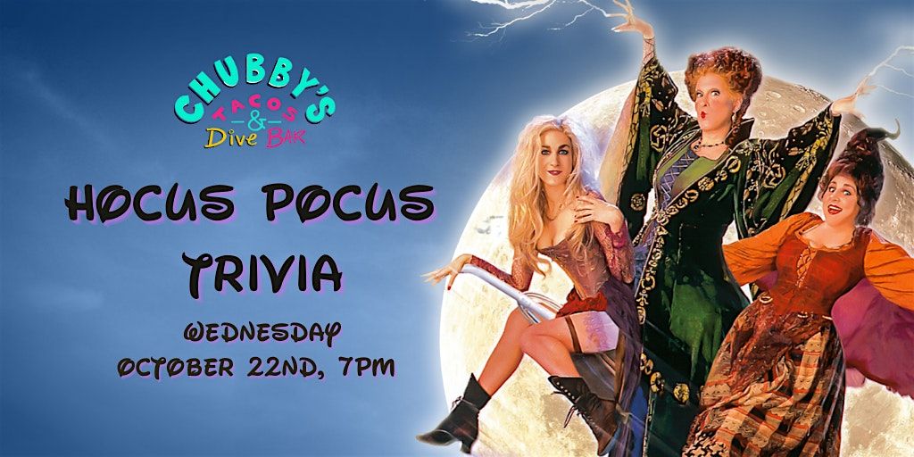 Hocus Pocus Trivia at Chubby's Tacos Durham