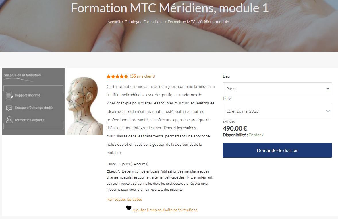 Formation MTC M\u00e9ridiens