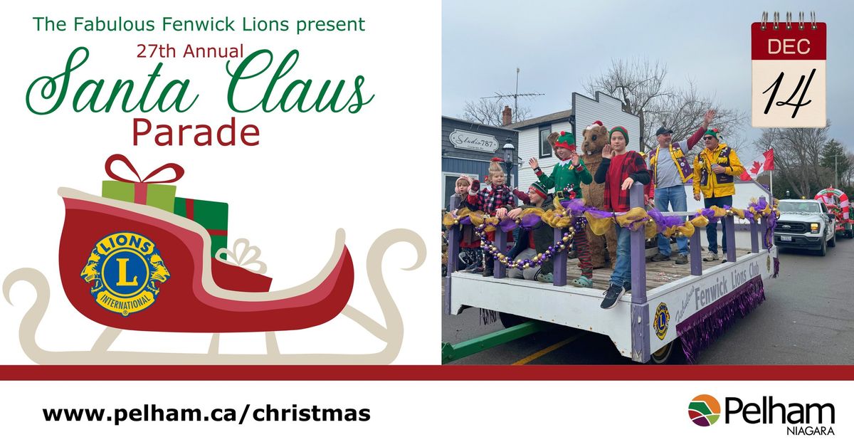 27th Annual Santa Claus Parade in Pelham