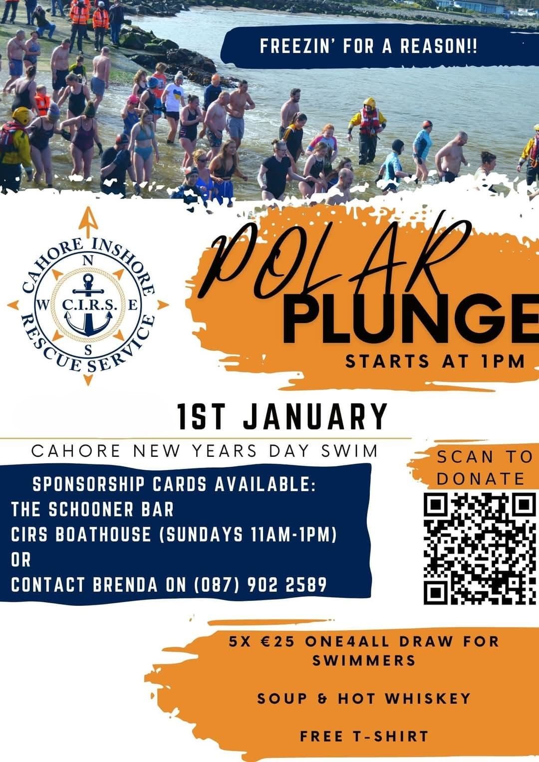 Cahore Inshore Rescue Service New Years Swim