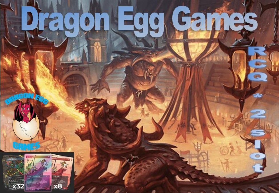 Dragon Egg Games - 2 Slot RCQ (Double Header)