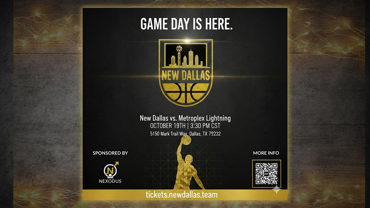 New Dallas vs Metroplex Lightning