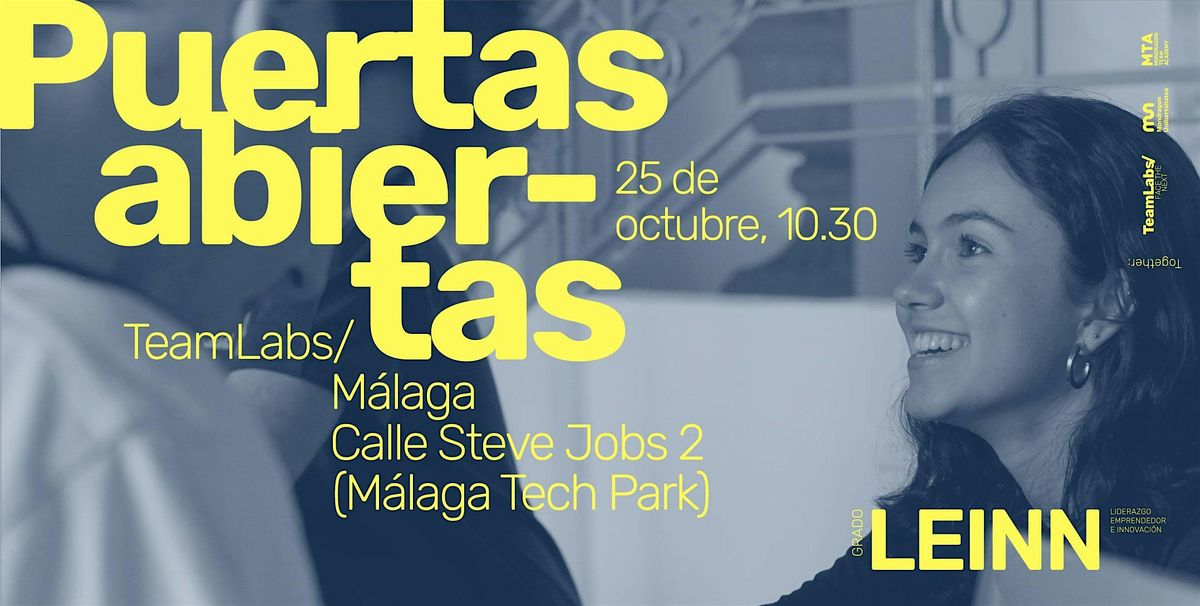 GRADO OFICIAL LEINN\/ PUERTAS ABIERTAS M\u00c1LAGA [25 OCT | 10:30]