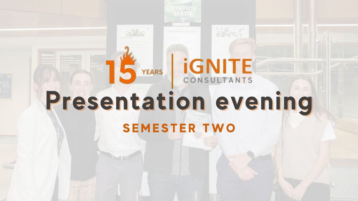 Ignite Consultants Presentation Evening