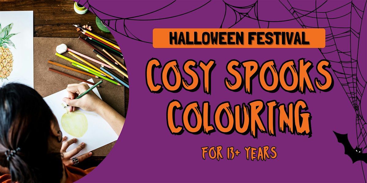 Halloween Festival! Cosy Spooks Colouring (13+)
