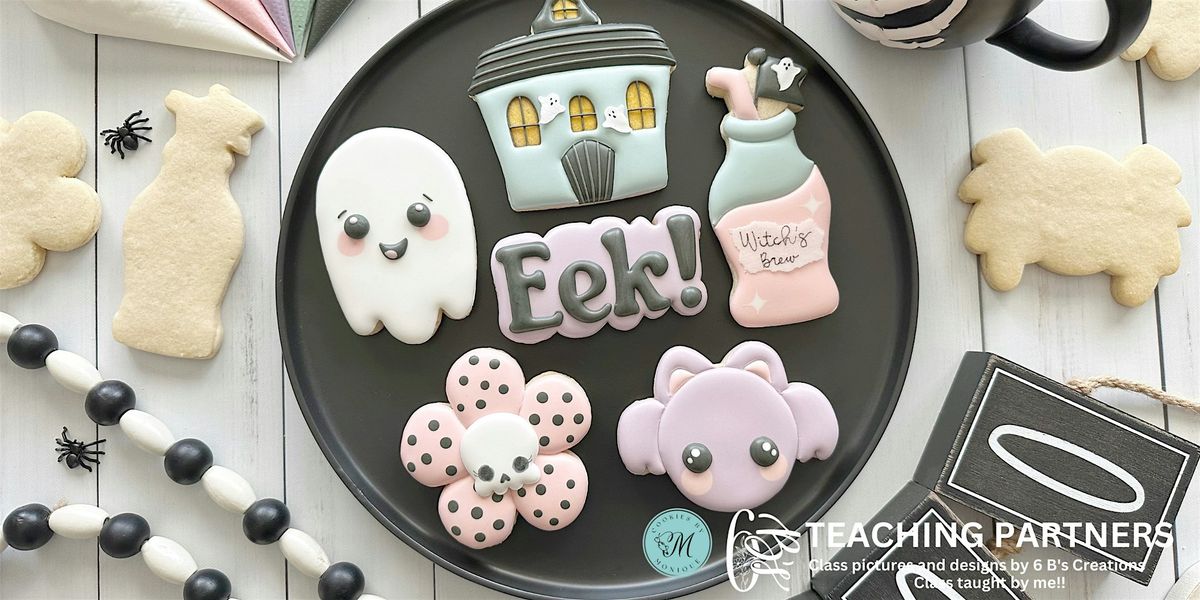 6:30pm  Retro Halloween Cookie decorating class