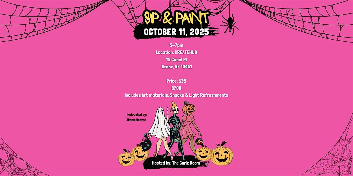 Spooky Season Sip & Paint