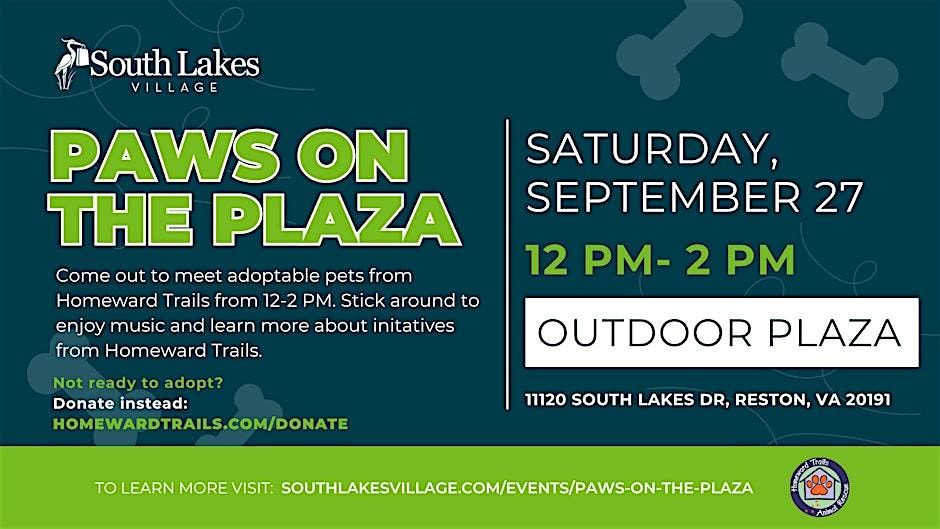 Paws on The Plaza - Pet Adoption Event