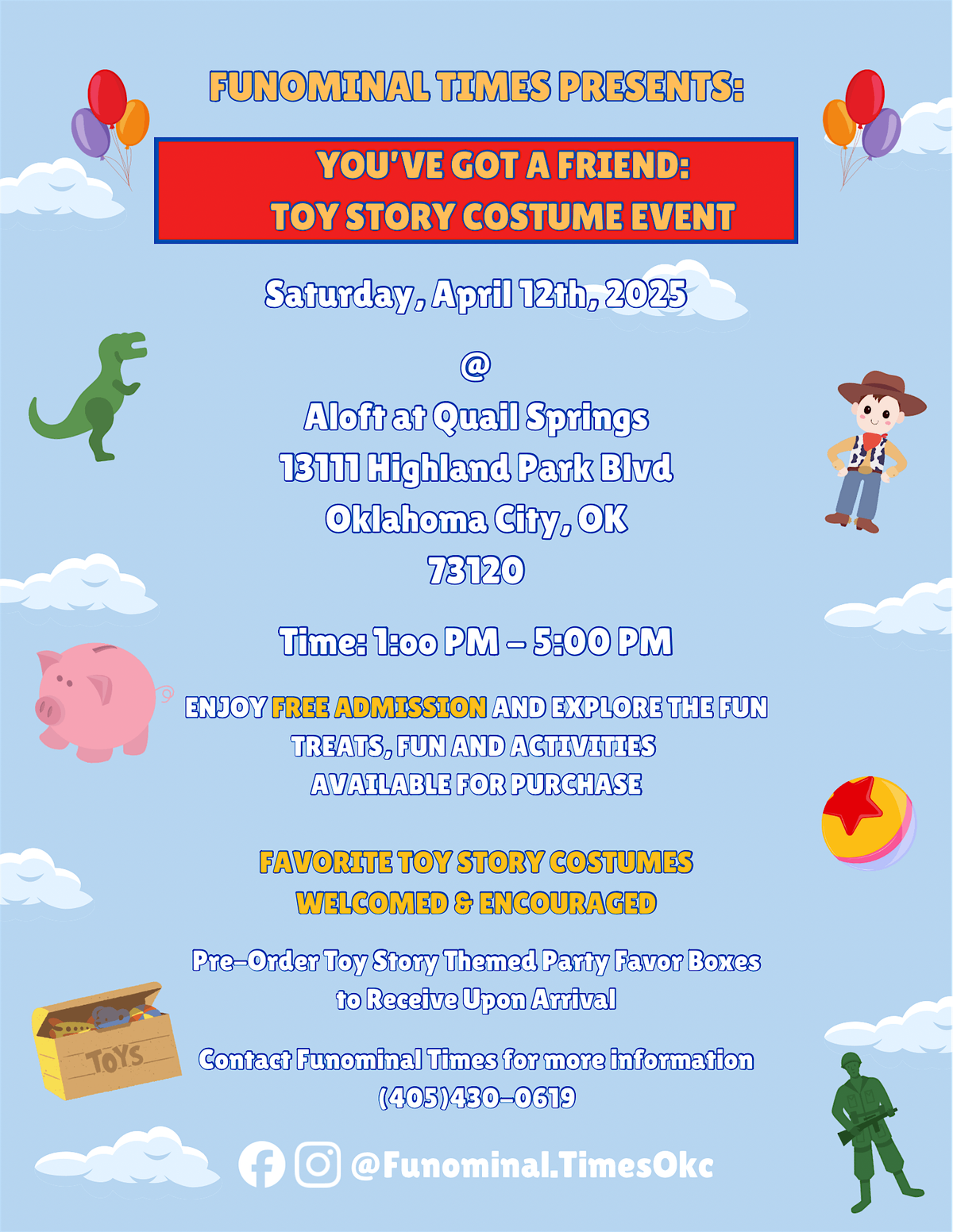 You've Got a Friend: Toy Story Costume Event