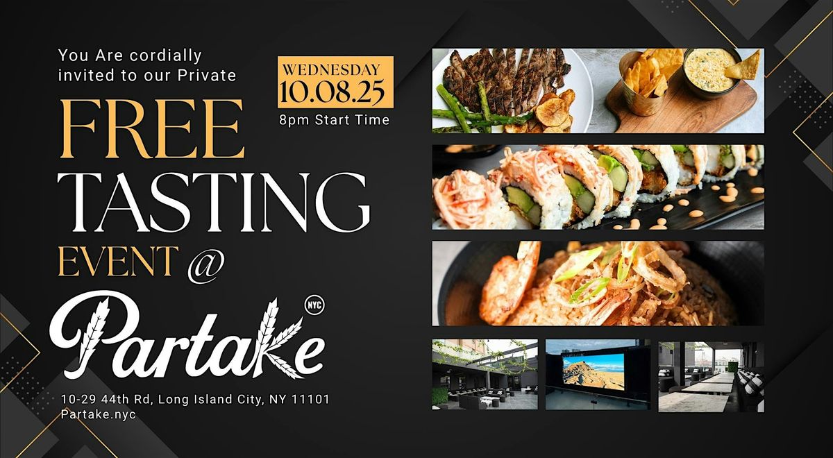 Private Food Tasting Event