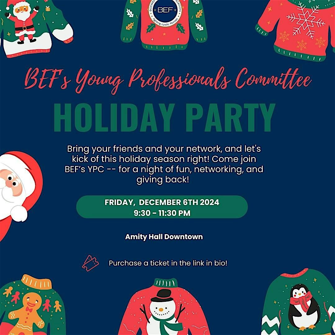 Boomer Esiason Foundation's Young Professionals Committee Holiday Party