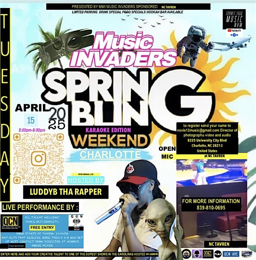 Spring Bling Music Invaders Night Out Karaoke Edition sponsored by@nctavern