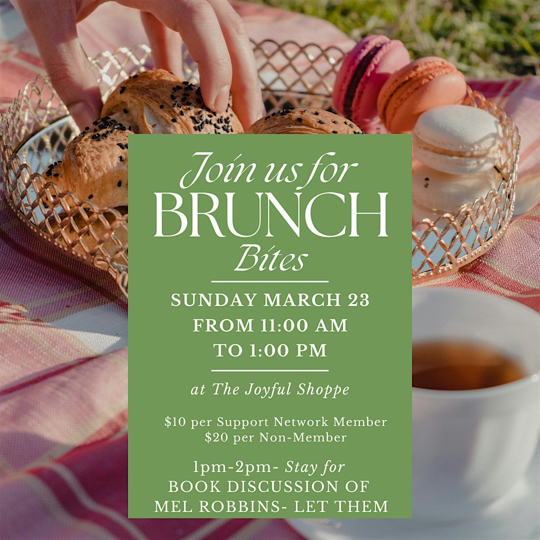 Brunch Bites at the Joyful Shoppe! Followed by Book Discussion