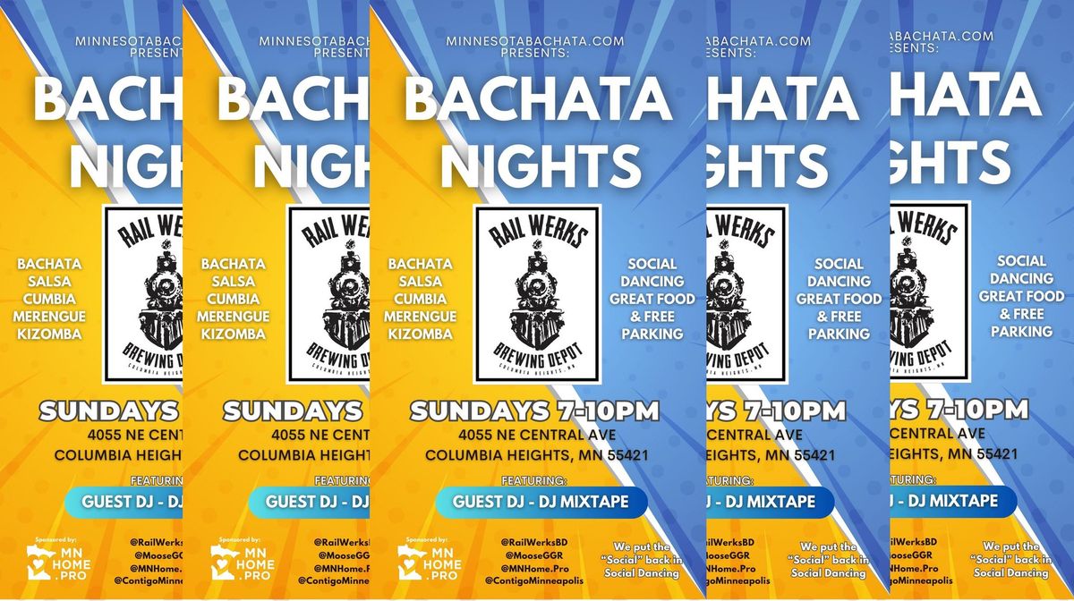 BACHATA NIGHTS @ RAIL WERKS BREWING DEPOT