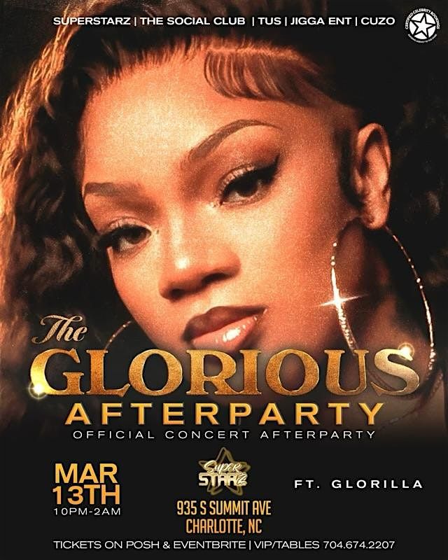 BIG GLO OFFICIAL CONCERT AFTERPARTY @ SUPERSTARZ #CHARLOTTENC #MARCH13TH