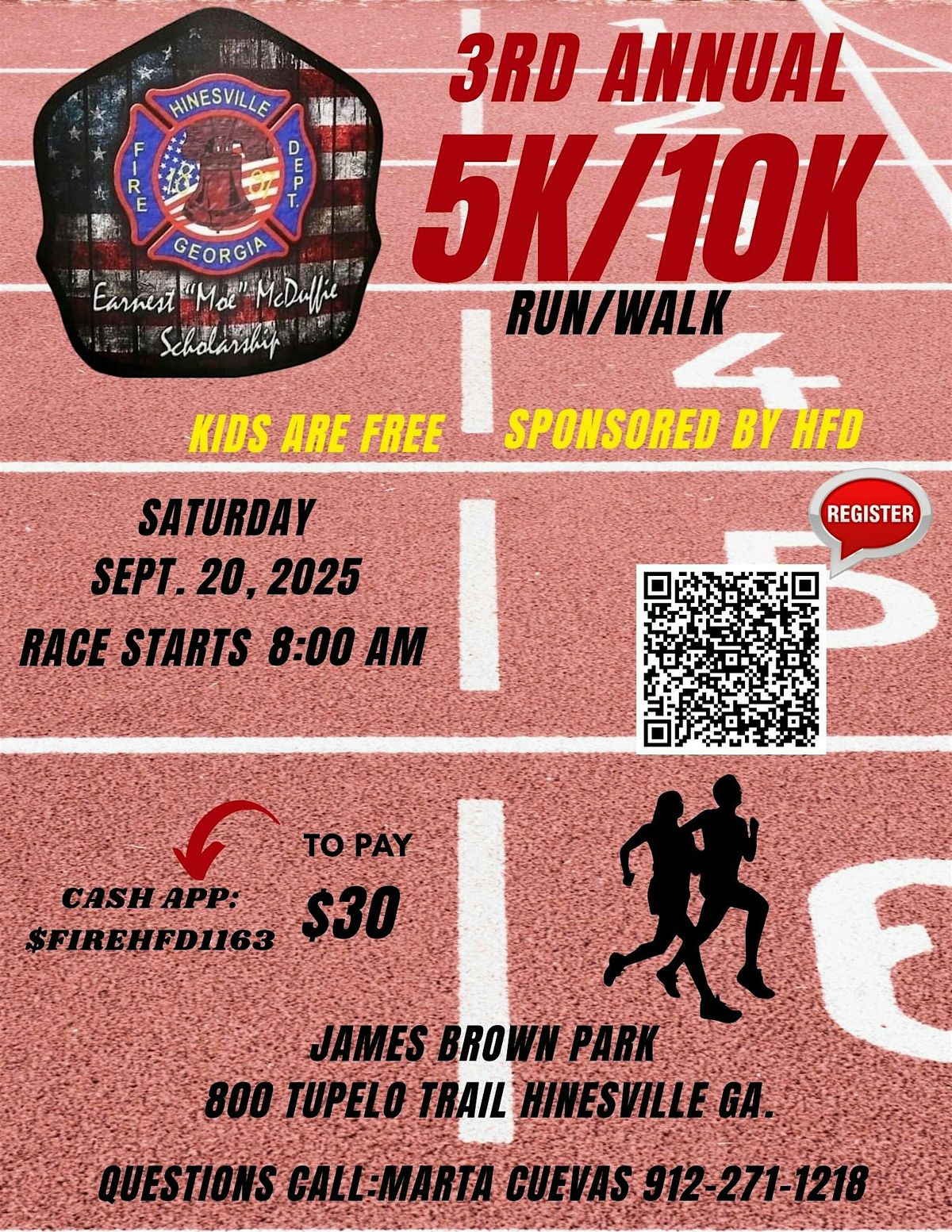 Earnest "Moe" McDuffie 3rd Annual 5K\/10K Run\/Walk