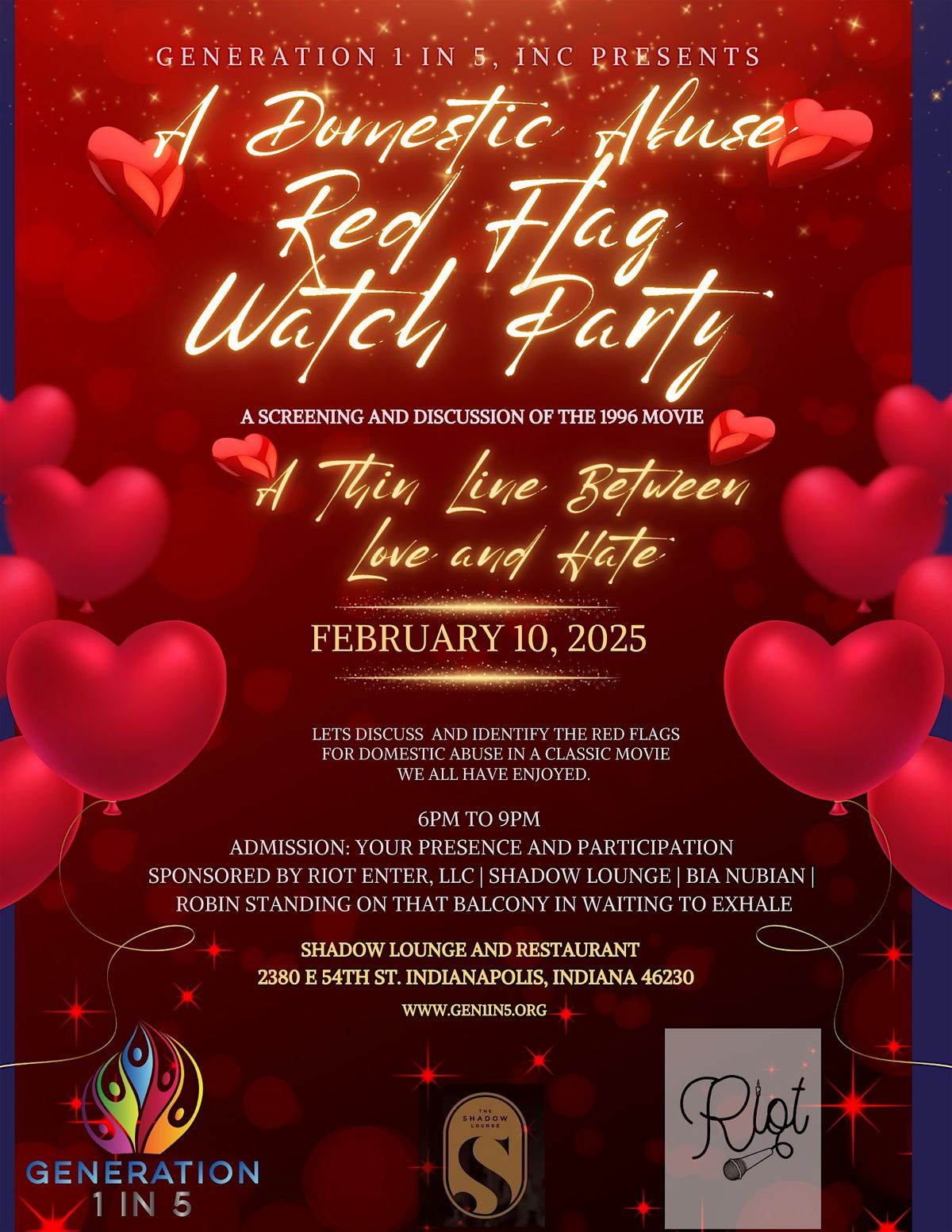 Domestic Abuse Red Flag Watch Party