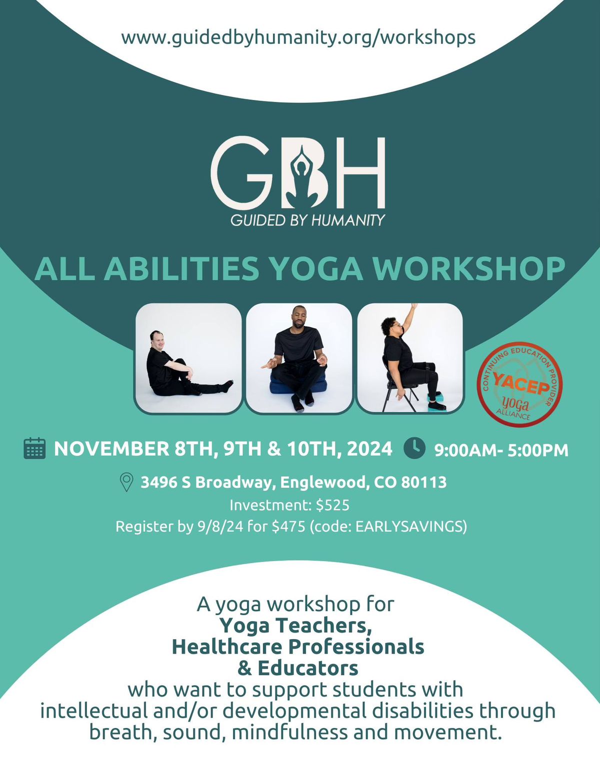 All Abilities Yoga Teacher Workshop