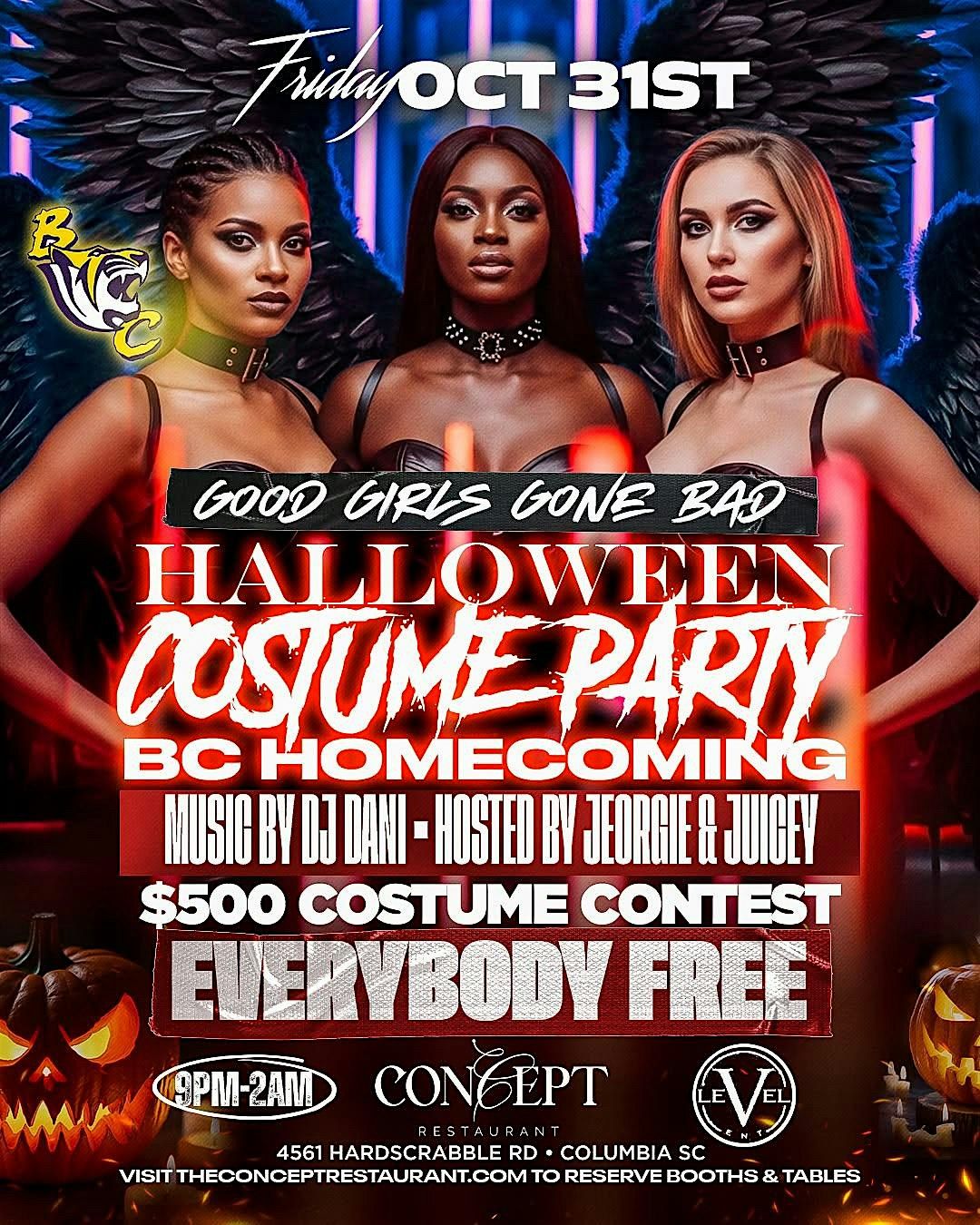 #BCHomecoming2k25  #StepShowAfterParty  and Concert @ Concept Fri. Oct.31