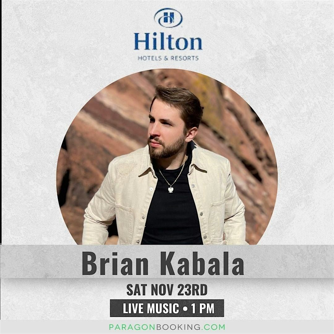 Poolside Oasis Jams :  Live Music in Paradise Valley featuring Brian Kabala at Hilton Scottsdale Resort & Villas