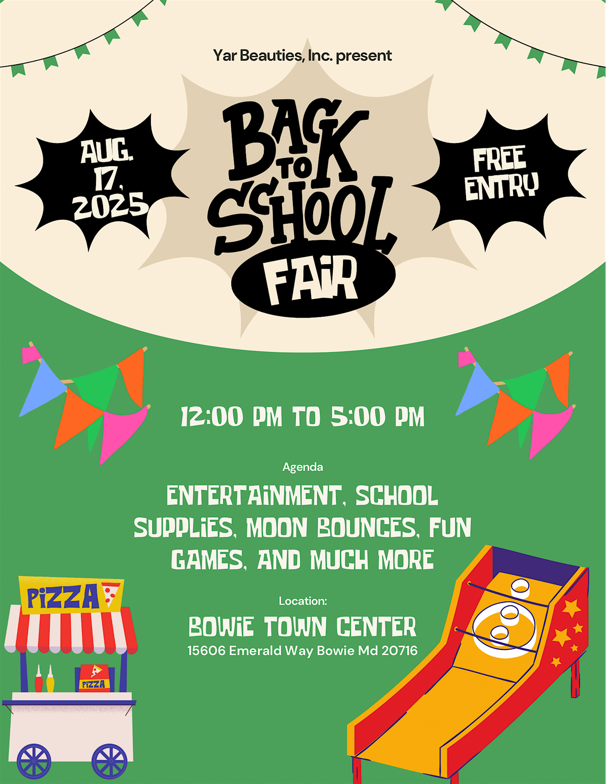 Back to School Fair Vendors Wanted
