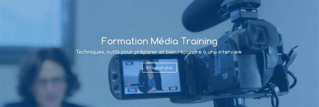 Formation M\u00e9dia Training \u00e0 Paris